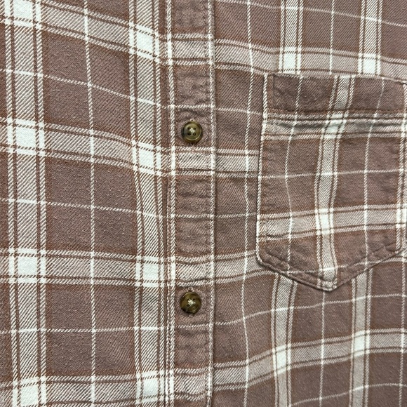 Abercrombie & Fitch Mauve Pink Flannel Shirt – Size L - Picture 4 of 6